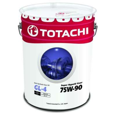 Масло трансмиссионное TOTACHI Super Hypoid Gear Oil GL-4 псинт 75W90 20л