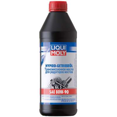 Минеральное трансмиссионное масло Liqui Moly Hypoid-Getriebeoil 80W-90 1л